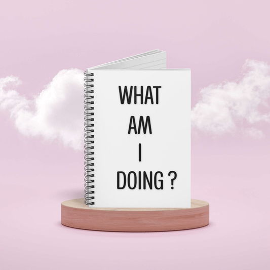 What Am I Doing? Spiral Journal - Perfect for Overthinkers & Creatives - timecapsuleofbooks